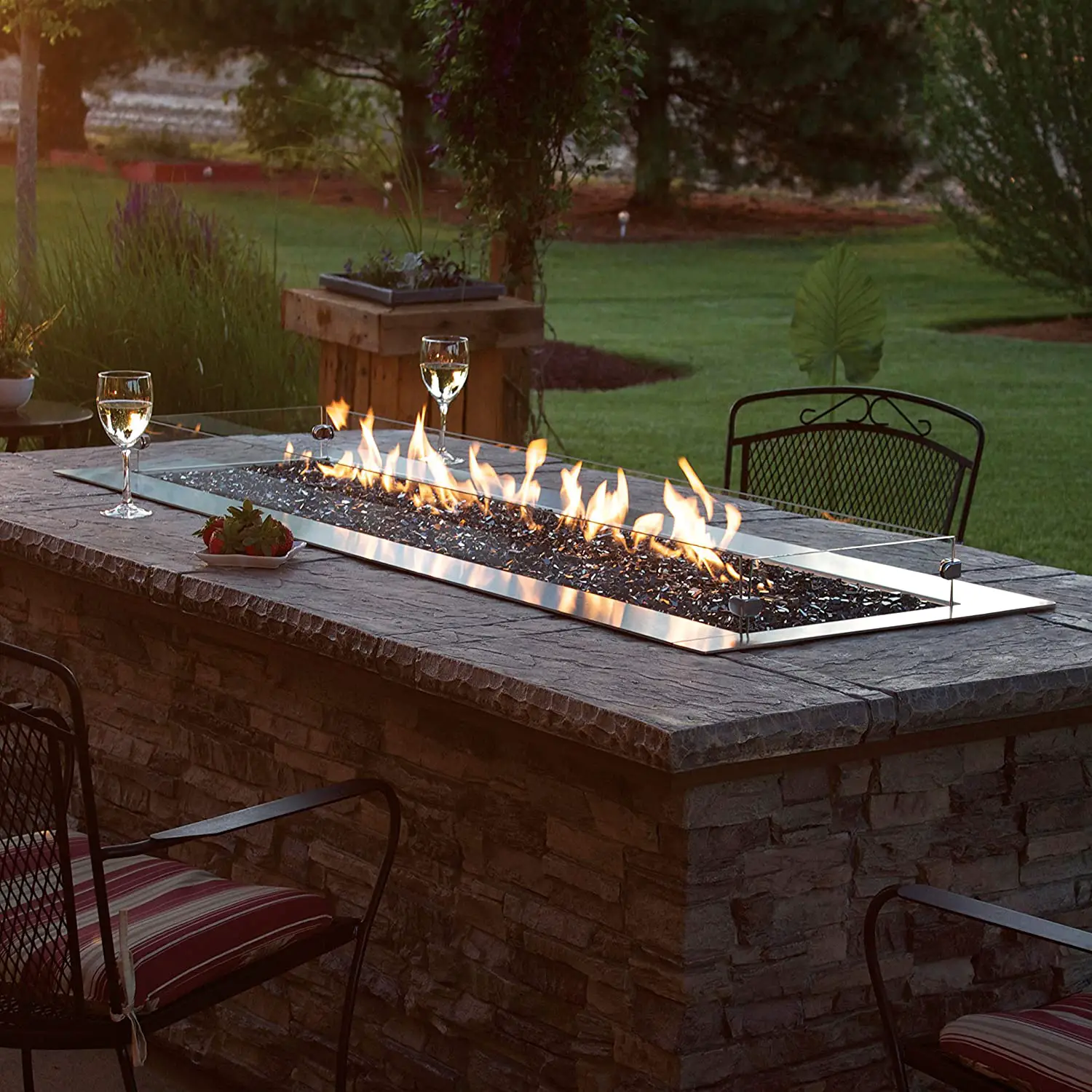 Outdoor Propane Gas Fire Pit Kits Uk Fire gas outdoor pit propane square peaktop pits walmart patio garden