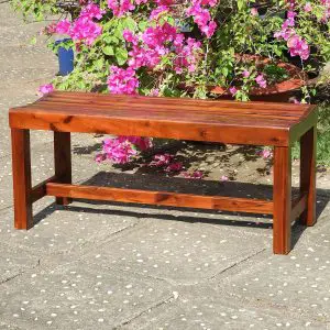 Caravan Highland Acacia Americana - the best outdoor backless bench under $100