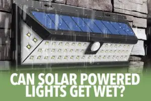 Solar powered light on rain, so how to waterproof outdoor lights 