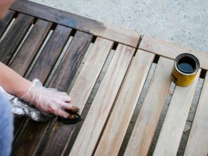 How to refinish teak outdoor furniture