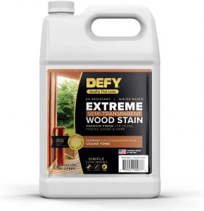 Best Stain for outdoor wood furniture in a container