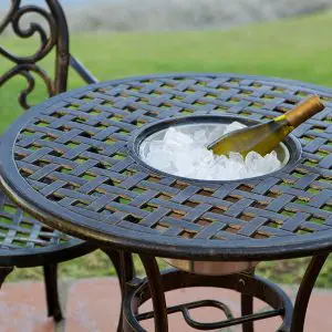 Cristopher Night, one of the best ice bucket tables for patio 