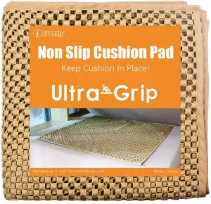 How to keep outdoor cushions from sliding using non- slip cushion pad