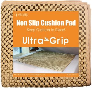 How to keep outdoor cushions from sliding using non- slip cushion pad