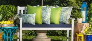 How to dry outdoor cushions.