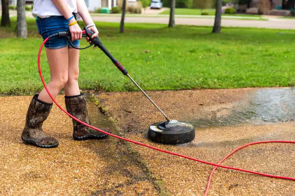 How to clean concrete patio without killing grass
