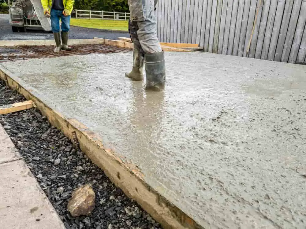 How thick should concrete be for a patio
